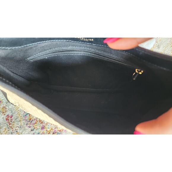 DeMellier Woven Black Tokyo ShoulderBag - Picture 9 of 10